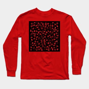 Red Christmas Medley Long Sleeve T-Shirt